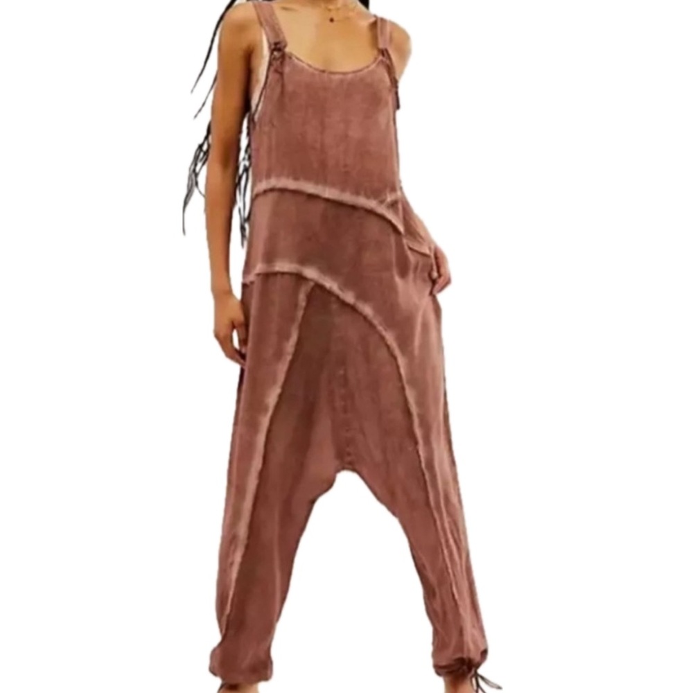 Free People Brown Romper